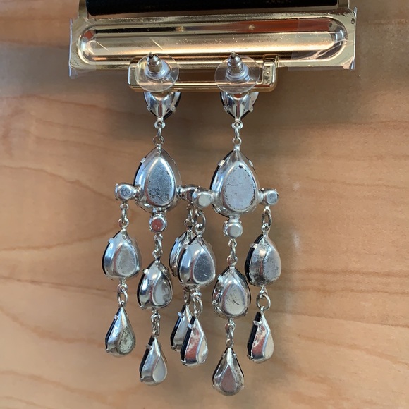 Pair of Sparkly Chandelier Earrings - Picture 6 of 7